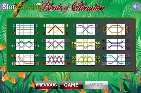 Οθόνη4. Birds Of Paradise (Wager Gaming) Κουλοχέρης 