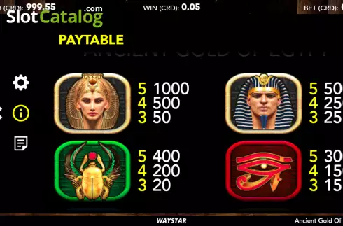 Οθόνη5. Ancient Gold of Egypt Κουλοχέρης