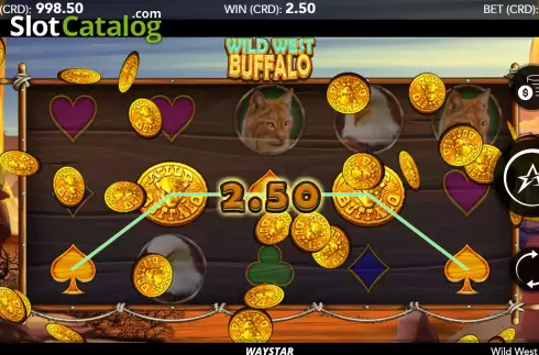 Οθόνη3. Wild West Buffalo Κουλοχέρης 
