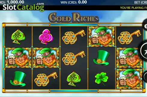 Οθόνη2. Gold Riches (Waystar) Κουλοχέρης
