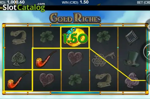 Οθόνη3. Gold Riches (Waystar) Κουλοχέρης