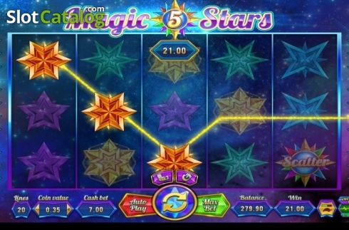 Οθόνη5. Magic Stars 5 Κουλοχέρης 