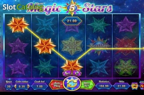 Οθόνη6. Magic Stars 5 Κουλοχέρης 