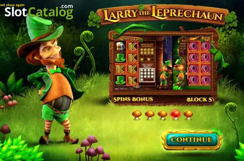 Οθόνη2. Larry the Leprechaun Κουλοχέρης