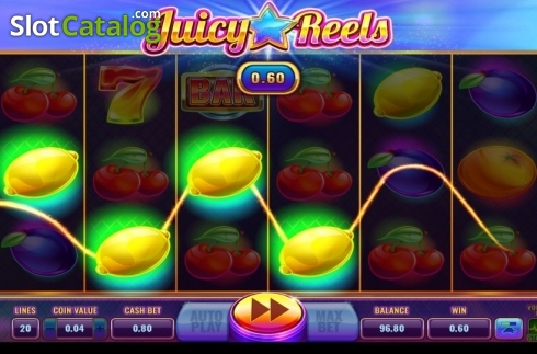 Οθόνη6. Juicy Reels Κουλοχέρης