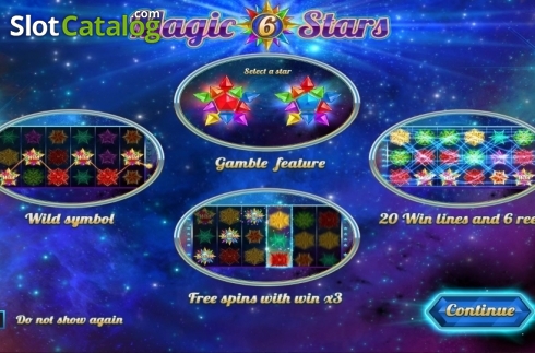 Οθόνη2. Magic Stars 6 Κουλοχέρης