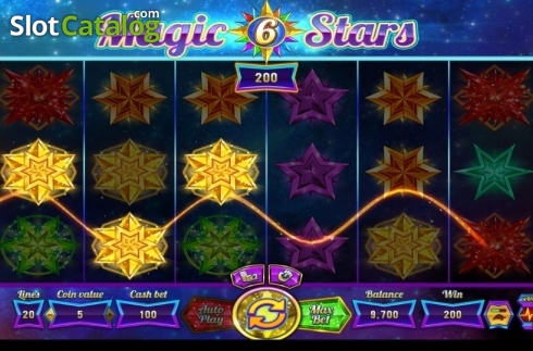 Οθόνη4. Magic Stars 6 Κουλοχέρης