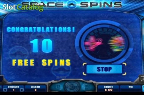 Οθόνη5. Space Spins (Wazdan) Κουλοχέρης 
