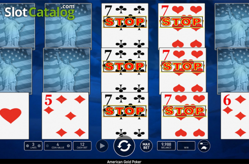 Οθόνη4. American Poker Gold (Wazdan) Κουλοχέρης