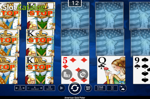 Οθόνη6. American Poker Gold (Wazdan) Κουλοχέρης
