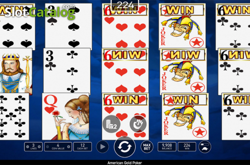 Οθόνη7. American Poker Gold (Wazdan) Κουλοχέρης