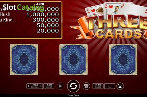 Οθόνη2. Three Cards Poker (Wazdan) Κουλοχέρης