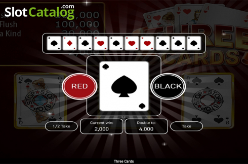Οθόνη4. Three Cards Poker (Wazdan) Κουλοχέρης