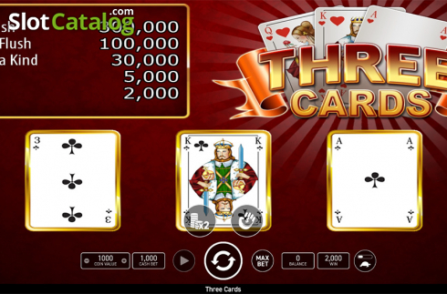 Οθόνη5. Three Cards Poker (Wazdan) Κουλοχέρης