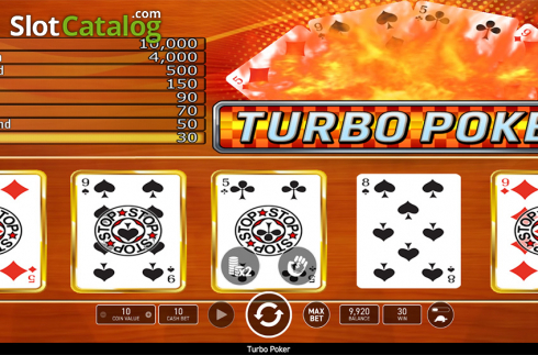 Οθόνη4. Turbo Poker Κουλοχέρης