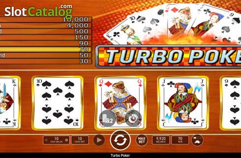 Οθόνη5. Turbo Poker Κουλοχέρης