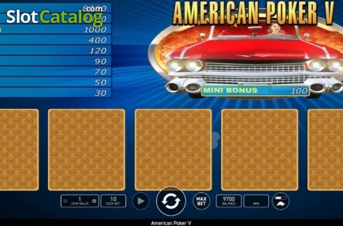 Οθόνη2. American Poker V Κουλοχέρης
