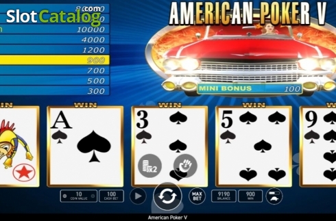 Οθόνη4. American Poker V Κουλοχέρης