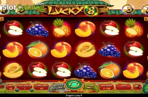 Οθόνη3. Dragons Lucky 8 Κουλοχέρης
