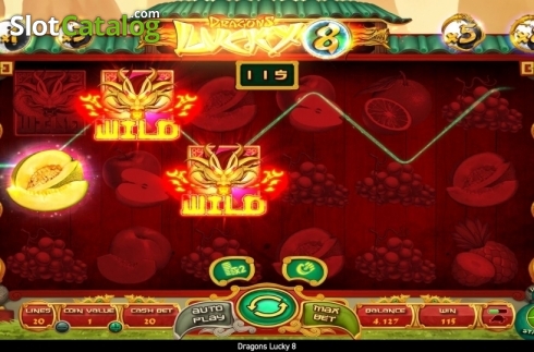 Οθόνη6. Dragons Lucky 8 Κουλοχέρης