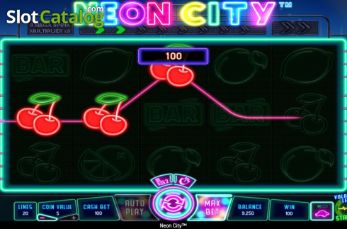 Οθόνη5. Neon City Κουλοχέρης