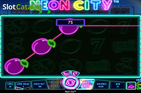 Οθόνη6. Neon City Κουλοχέρης