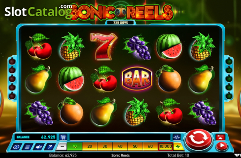 Οθόνη3. Sonic Reels Κουλοχέρης
