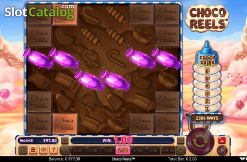 Οθόνη3. Choco Reels Κουλοχέρης