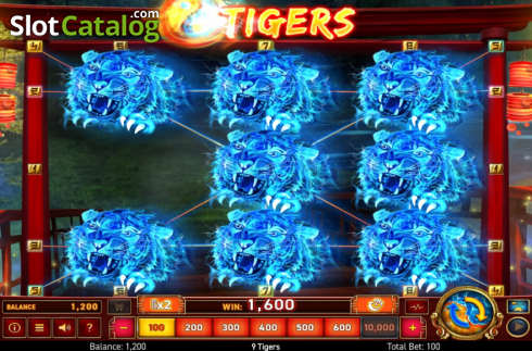 Οθόνη4. 9 Tigers Κουλοχέρης