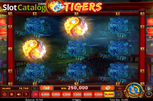 Οθόνη6. 9 Tigers Κουλοχέρης