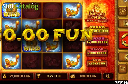 Οθόνη5. Sun of Fortune Κουλοχέρης