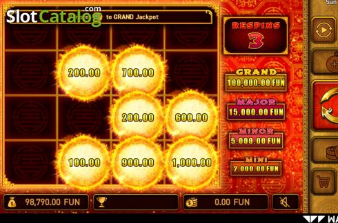 Οθόνη7. Sun of Fortune Κουλοχέρης