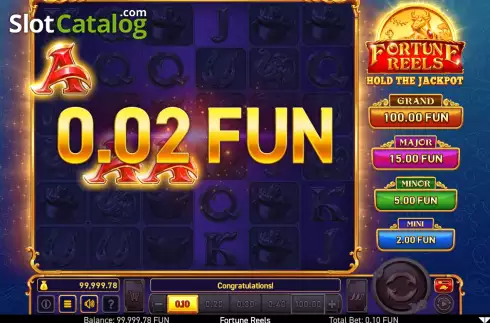 Οθόνη5. Fortune Reels Κουλοχέρης