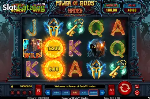 Οθόνη3. Power of Gods: Hades Κουλοχέρης