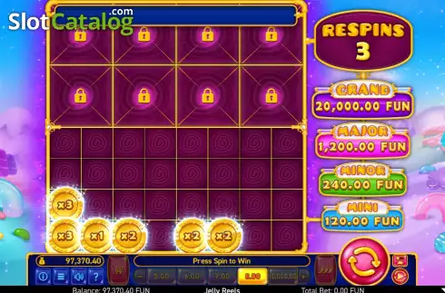 Οθόνη6. Jelly Reels Κουλοχέρης
