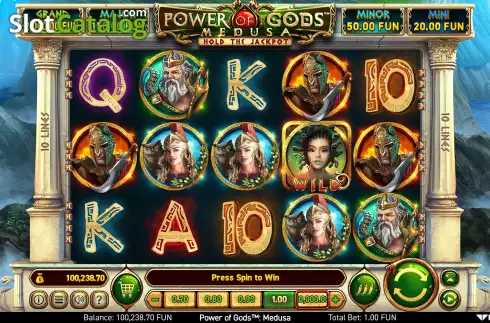 Οθόνη3. Power of Gods Medusa Κουλοχέρης