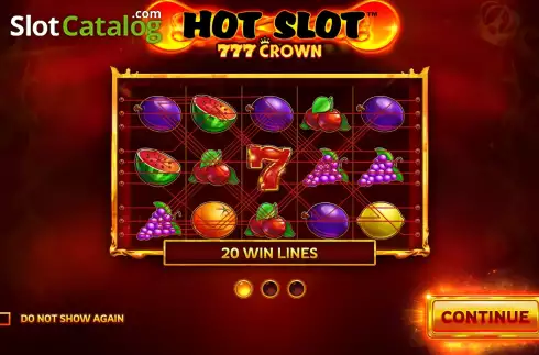 Οθόνη2. Hot Slot 777 Crown Κουλοχέρης