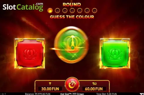 Οθόνη9. Hot Slot 777 Crown Κουλοχέρης