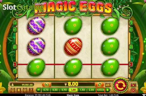 Οθόνη7. Magic Eggs Κουλοχέρης