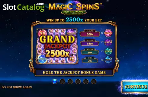Οθόνη2. Magic Spins Κουλοχέρης