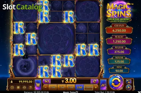 Οθόνη4. Magic Spins Κουλοχέρης