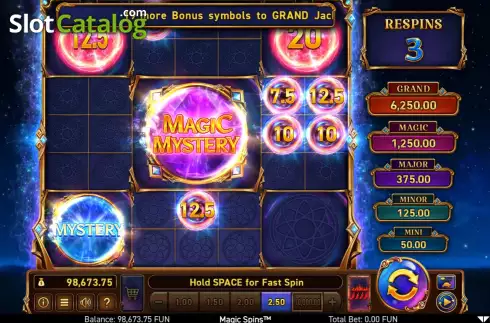 Οθόνη7. Magic Spins Κουλοχέρης