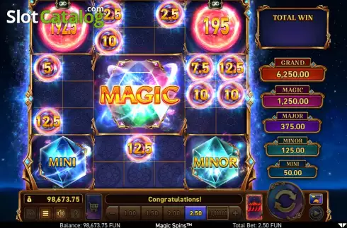 Οθόνη9. Magic Spins Κουλοχέρης