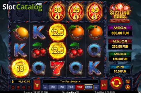 Οθόνη4. Sizzling Eggs Κουλοχέρης