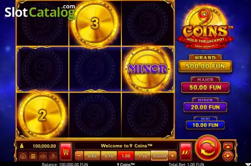 Οθόνη3. 9 Coins™ Κουλοχέρης