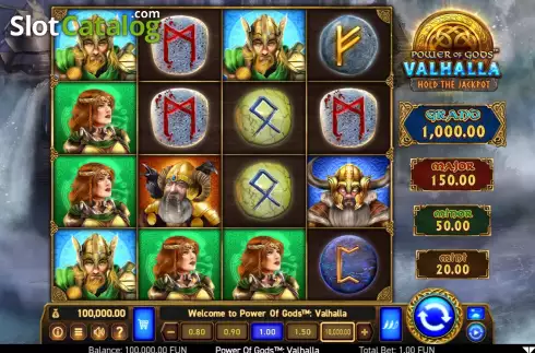 Οθόνη3. Power of Gods: Valhalla Κουλοχέρης