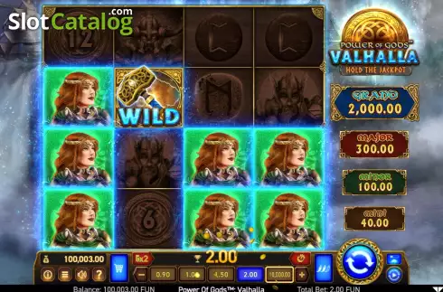 Οθόνη7. Power of Gods: Valhalla Κουλοχέρης