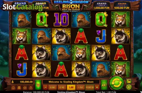 Οθόνη3. Sizzling Kingdom™: Bison Κουλοχέρης