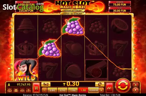 Οθόνη4. Hot Slot™: Magic Bombs Κουλοχέρης