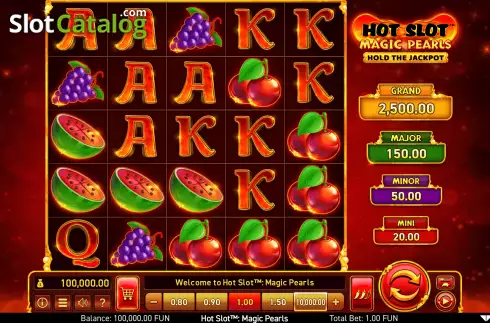 Οθόνη3. Hot Slot: Magic Pearls Κουλοχέρης